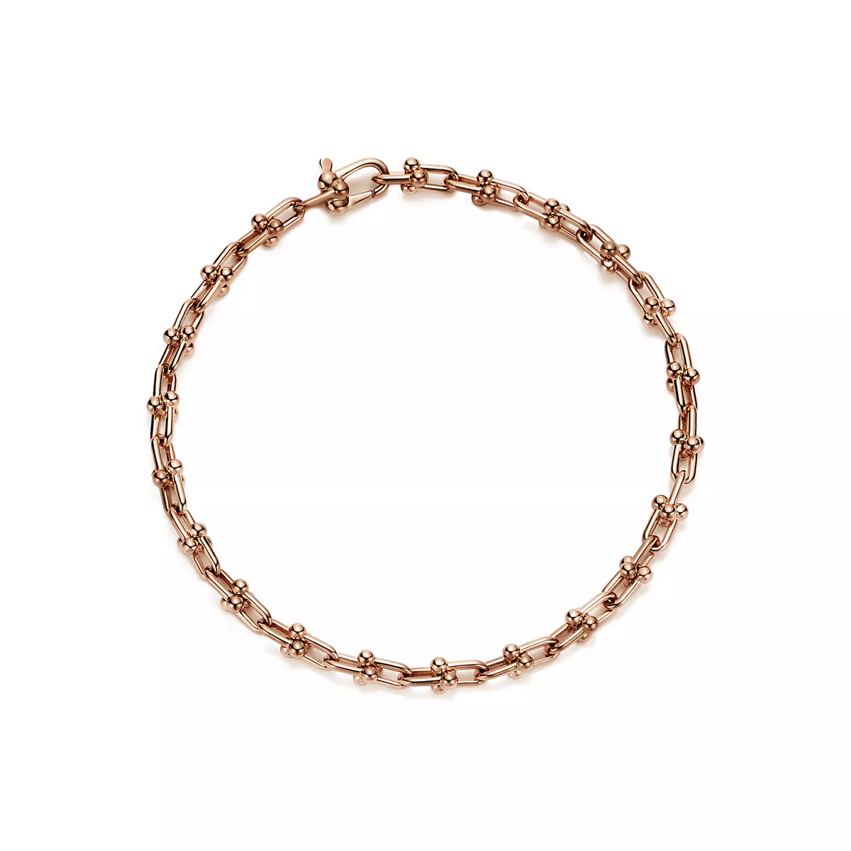[Lioran]HARDWEAR MICRO LINK 44 MOTIF PINK GOLD BRACELET