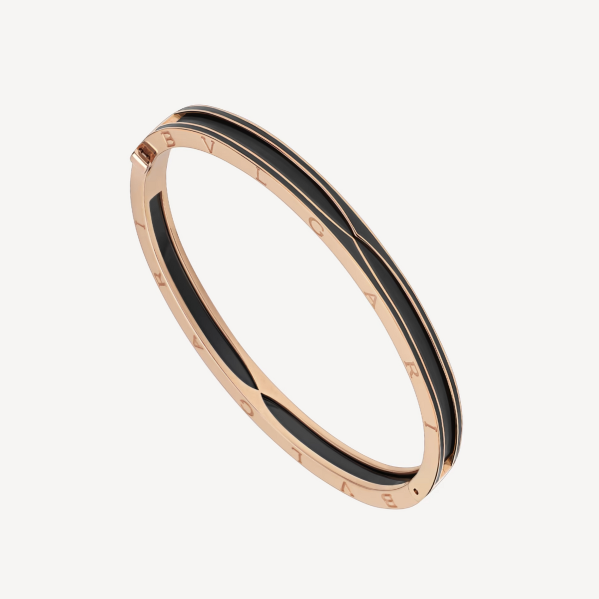 [⭐Lioran]ZERO 1 PINK GOLD WITH MATTE BLACK CERAMIC BRACELET