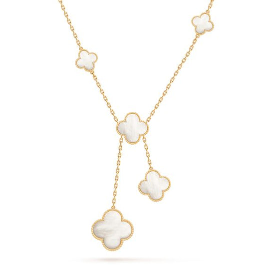 [⭐Lioran]CLOVER MOTHER OF PEARL NECKLACE 6 MOTIF