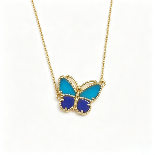 [⭐Lioran]  2026 NEW LUCKY BUTTERFLY 1 MOTIFS NECKLACE