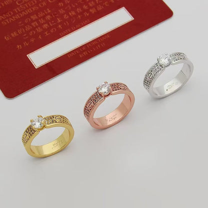 [⭐Lioran]Starry Sky Diamond Ring
