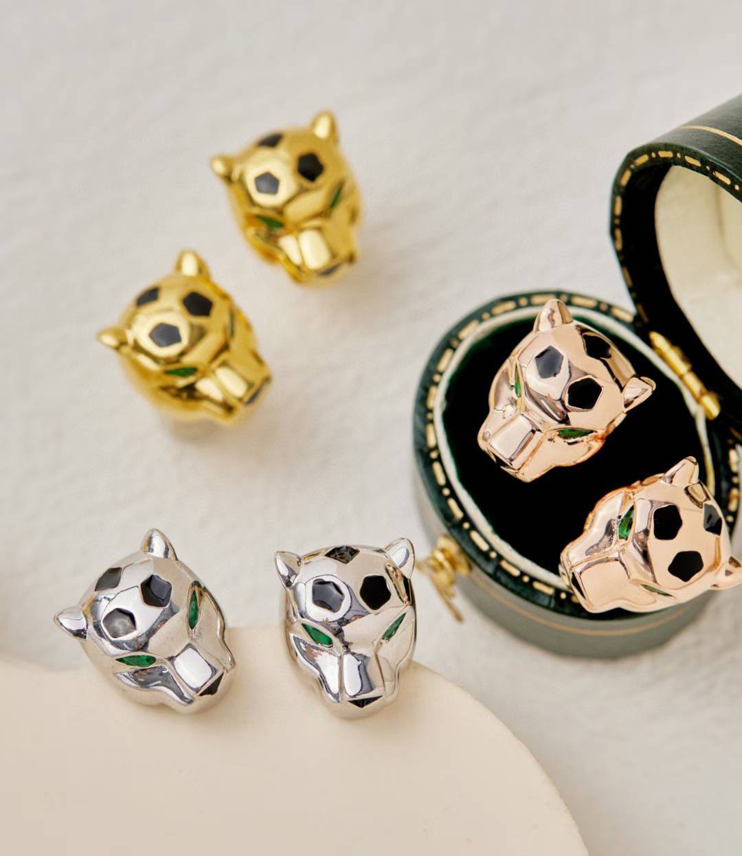 [⭐Lioran]CHRRTAH-PRINT STUD EARRINGS, THREE COLORS