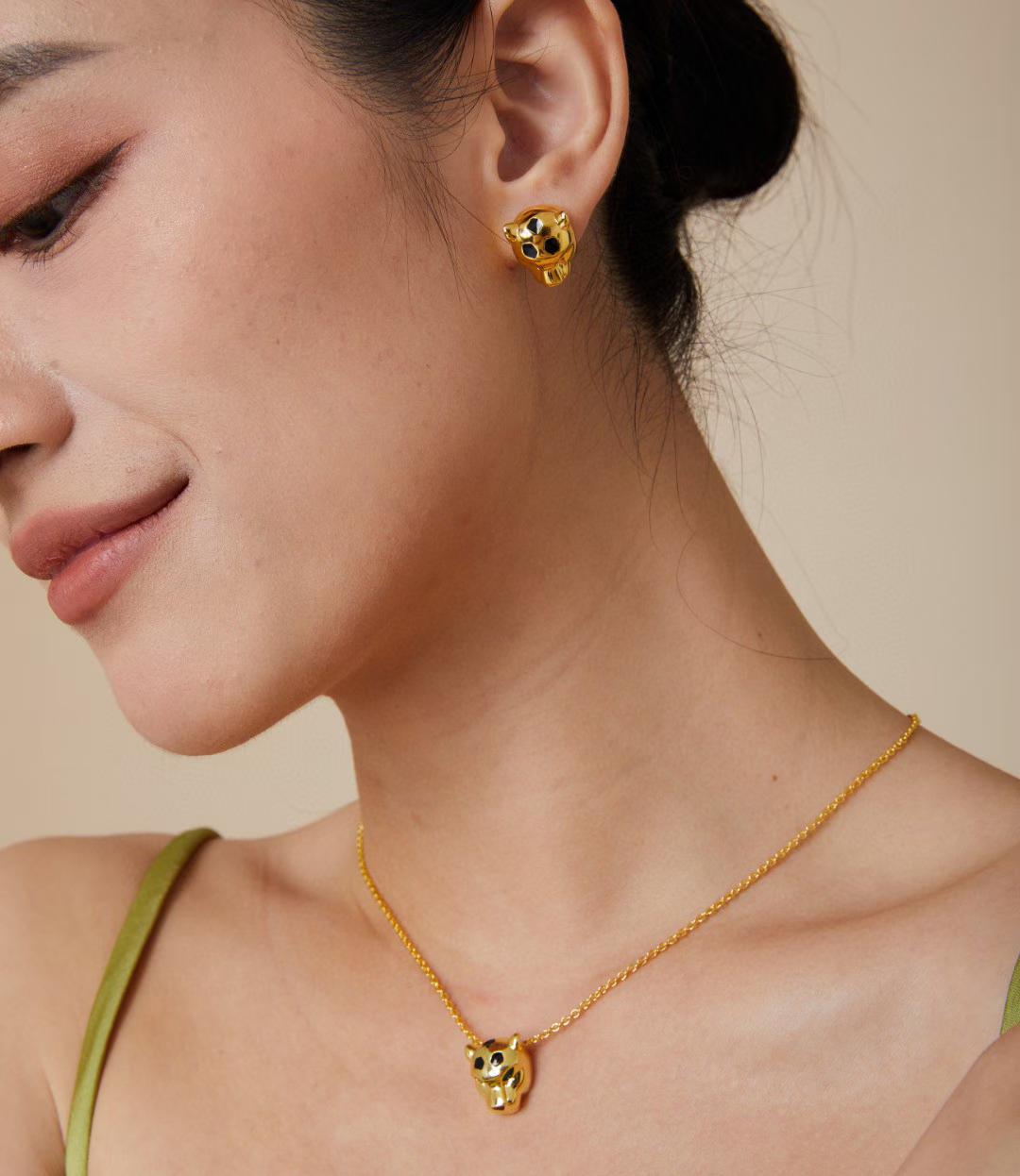 [⭐Lioran]CHRRTAH-PRINT STUD EARRINGS, THREE COLORS