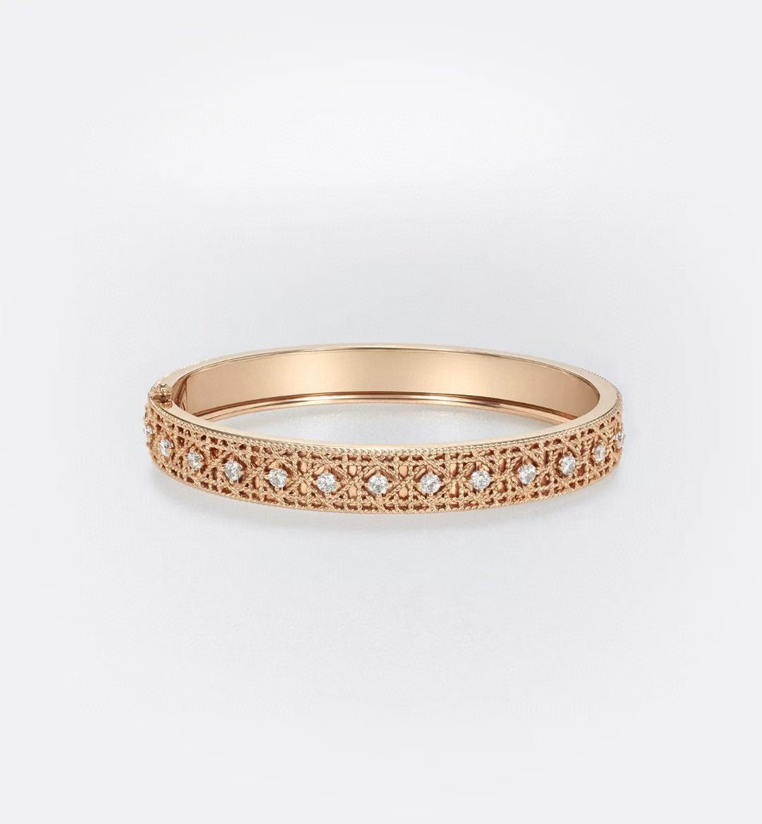 [⭐Lioran]2026 WOVEN-PATTERN BRACELET SET WITH FULL DIAMOND INLAY THREE-COLORS