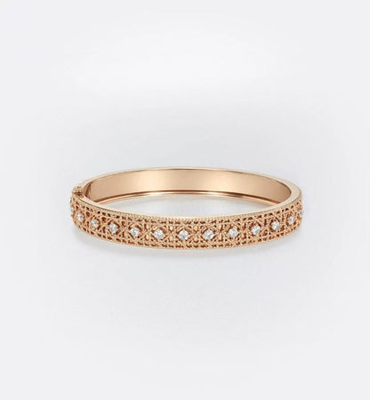 [⭐Lioran]2026 WOVEN-PATTERN BRACELET SET WITH FULL DIAMOND INLAY THREE-COLORS
