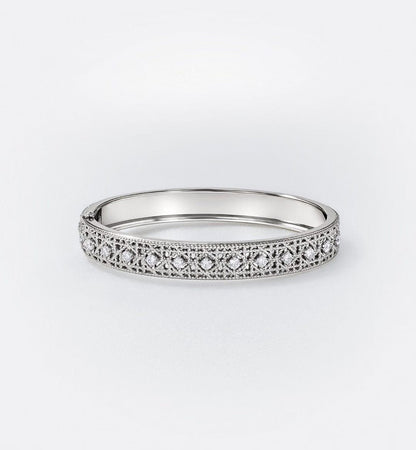 [⭐Lioran]2026 WOVEN-PATTERN BRACELET SET WITH FULL DIAMOND INLAY THREE-COLORS