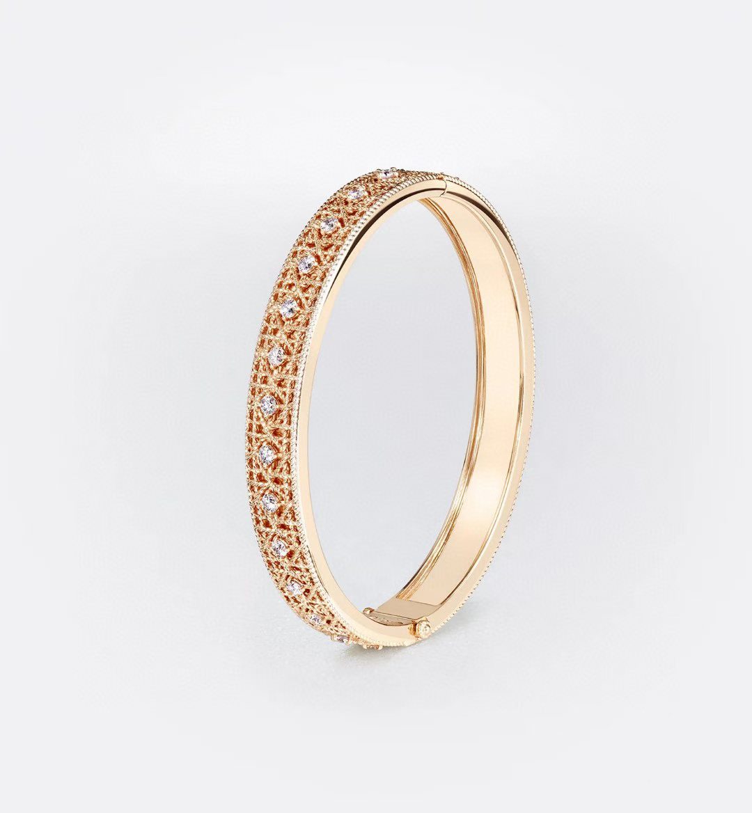 [⭐Lioran]2026 WOVEN-PATTERN BRACELET SET WITH FULL DIAMOND INLAY THREE-COLORS