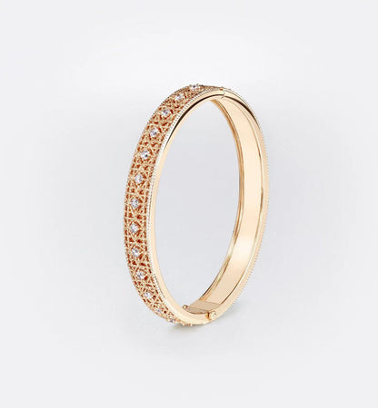 [⭐Lioran]2026 WOVEN-PATTERN BRACELET SET WITH FULL DIAMOND INLAY THREE-COLORS
