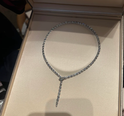 [⭐Lioran]NEW！SERPENT DIAMOND NECKLACE
