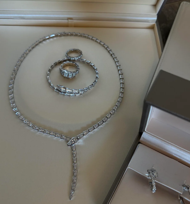 [⭐Lioran]NEW！SERPENT DIAMOND NECKLACE