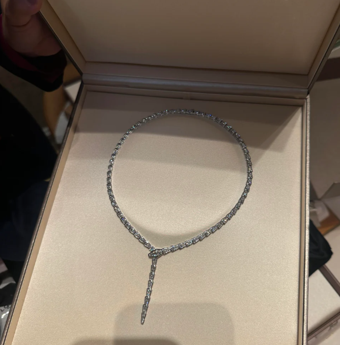 [⭐Lioran]NEW！SERPENT DIAMOND NECKLACE