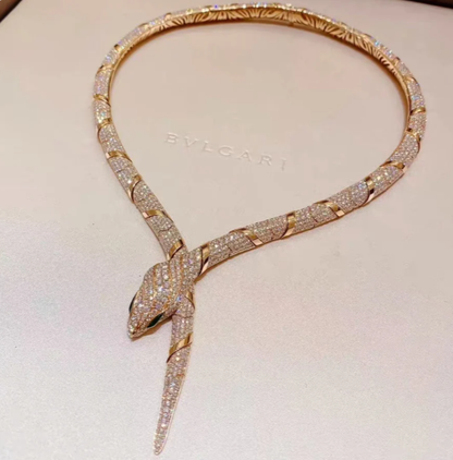 [⭐Lioran]HAUTE COUTURE GOLD SERPENTI NECKLACE