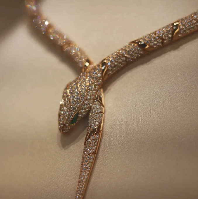 [⭐Lioran]HAUTE COUTURE GOLD SERPENTI NECKLACE