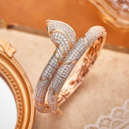 [⭐Lioran]HAUTE COUTURE GOLD SERPENTI BRACELET