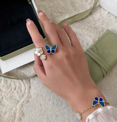[⭐Lioran]2026 NEW TWIN BUTTERFLY LUCKY RING