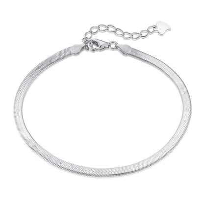 [⭐Lioran Jewelry]Flat Snake Bone Chain Blade Necklace