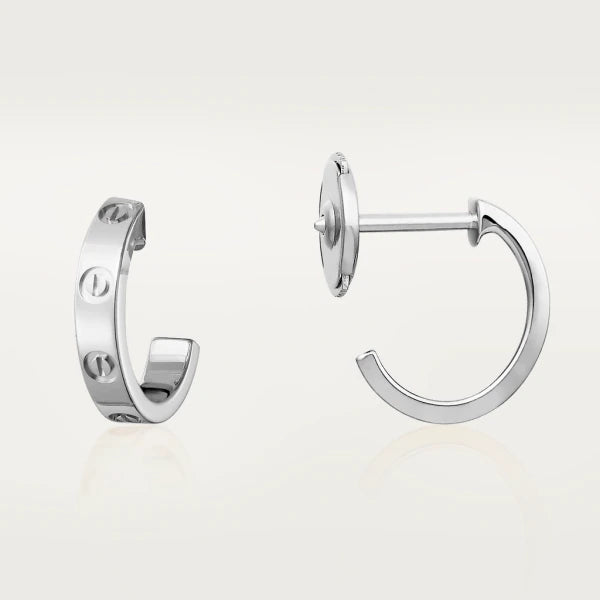 [⭐Lioran]LOVE EARRINGS 2.65MM SILVER