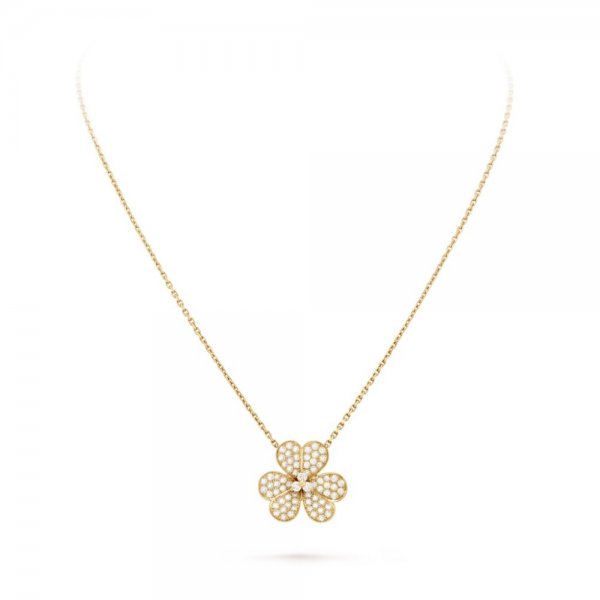 [⭐Lioran]FLOWER DIAMOND NECKLACE
