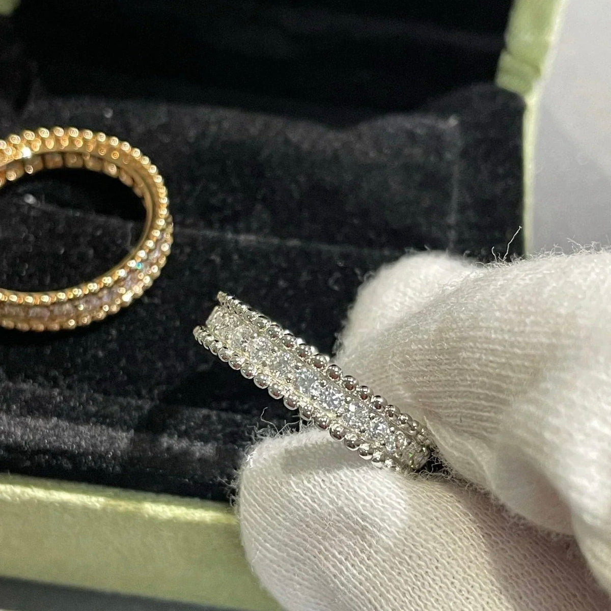 [⭐Lioran]PERLEE DIAMOND ROSE GOLD RING