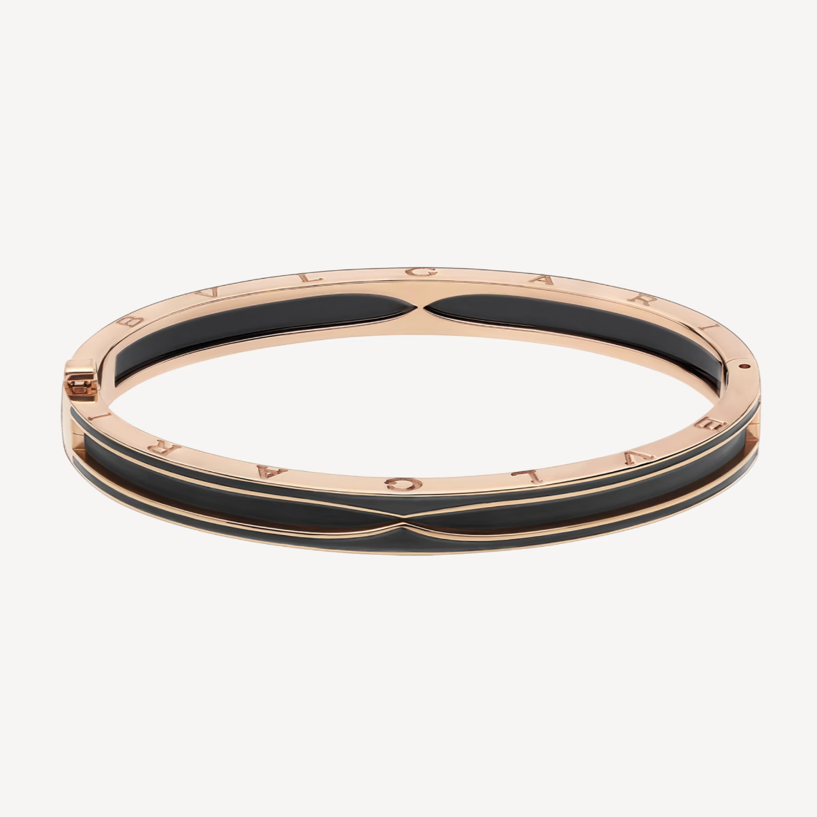 [⭐Lioran]ZERO 1 PINK GOLD WITH MATTE BLACK CERAMIC BRACELET