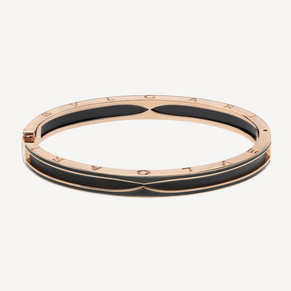 [⭐Lioran]ZERO 1 PINK GOLD WITH MATTE BLACK CERAMIC BRACELET