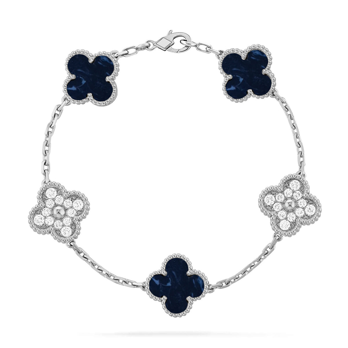 [⭐Lioran]CLOVER 5 MOTIF PIETERSITE BRACELET COLLECTION
