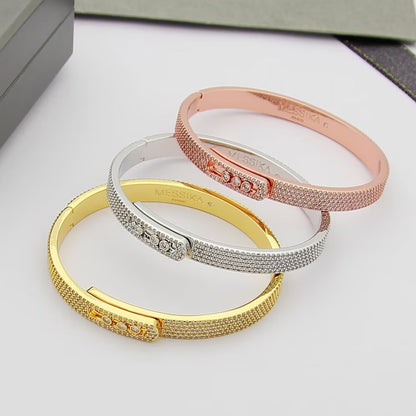[⭐Lioran]Move Noa Full Pavé Diamond Bangle Bracelet