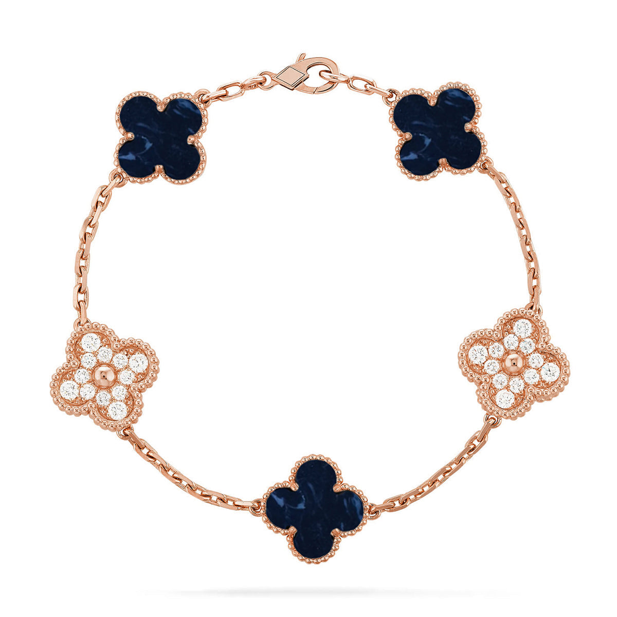 [⭐Lioran]CLOVER 5 MOTIF PIETERSITE BRACELET COLLECTION
