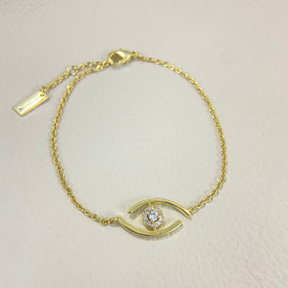 [⭐Lioran]Demo Eye Pave-Set Diamond Bracelet