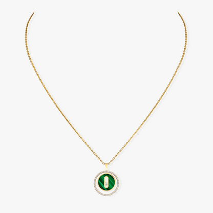 [⭐Lioran]Demo MOVE 1 DIAMOND MALACHITE GOLD DIAMOND NECKLACE