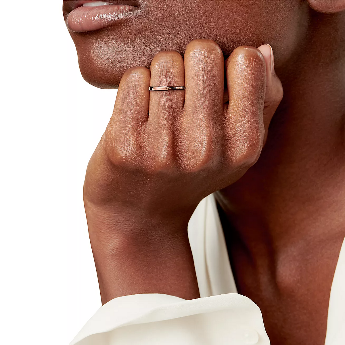 [Lioran]LOCK RING PINK GOLD