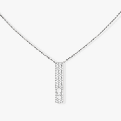 [⭐Lioran]MY FIRST DIAMOND PAVED NECKLACE