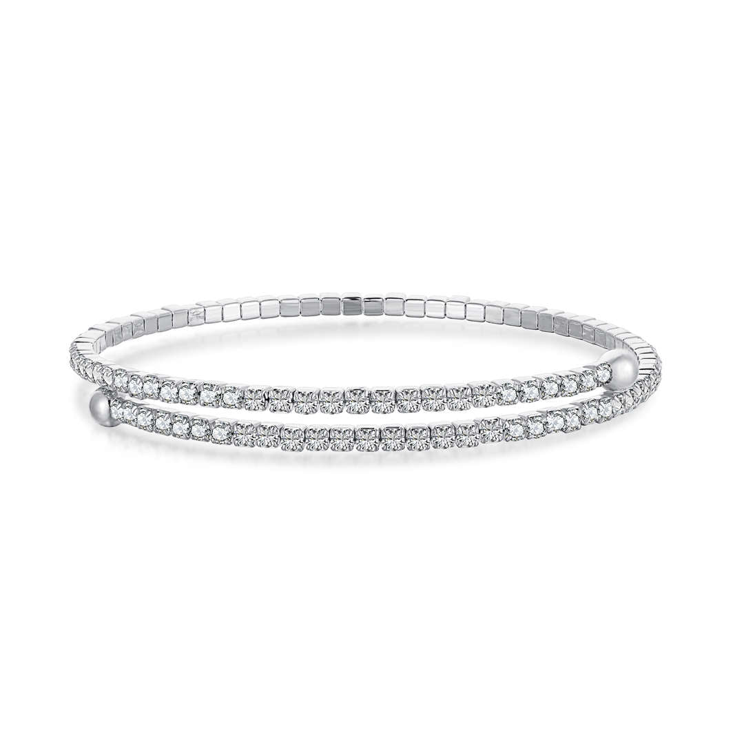 [⭐Lioran Jewelry]Row of Diamonds Round Fashion Bracelet