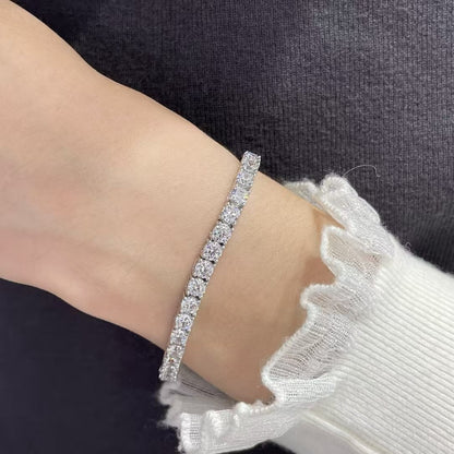 [⭐Lioran jewelrys]TENNIS BRACELET WITH FULL DIAMOND SETTING