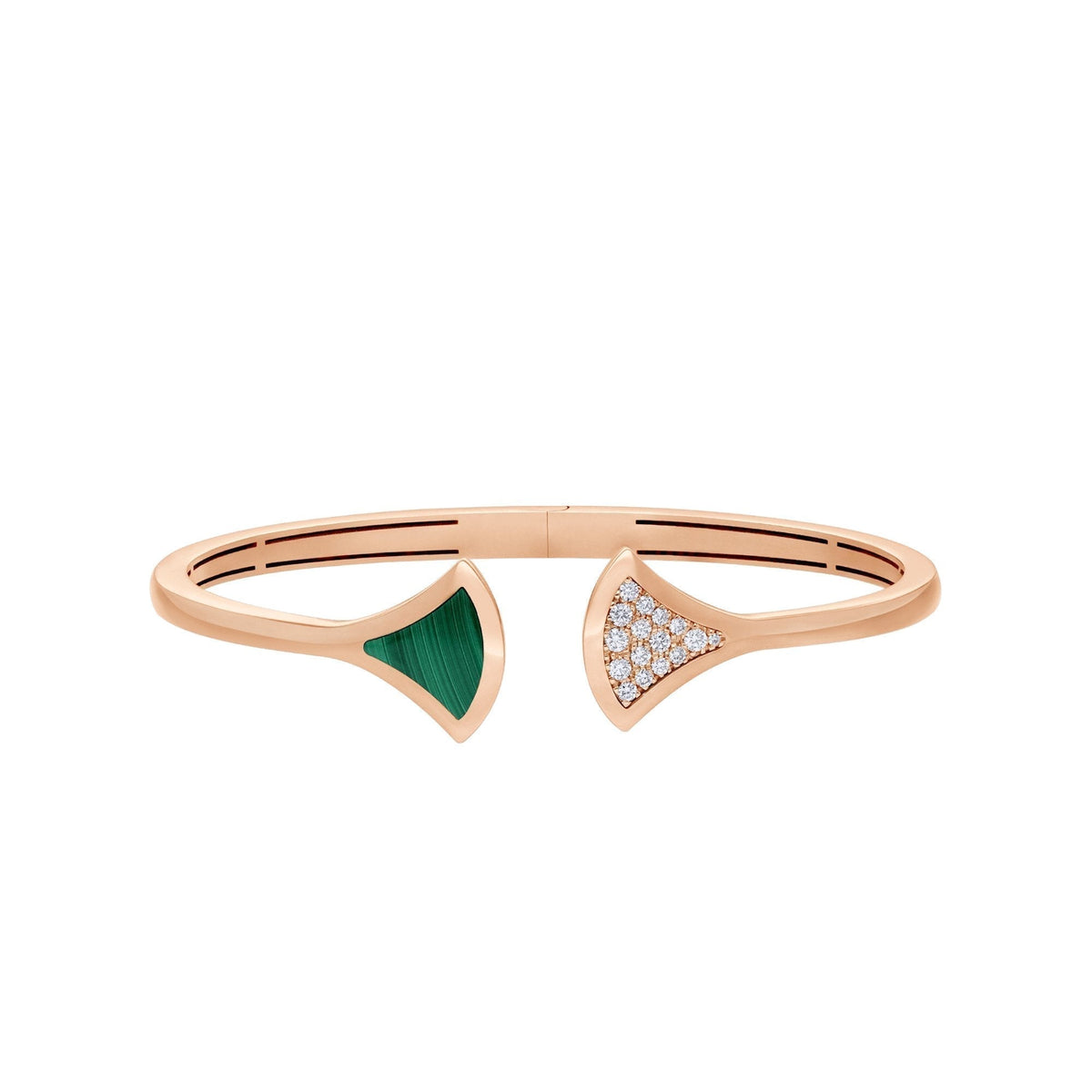 [⭐Lioran]DREAM BRACELET OPEN MALACHITE PINK GOLD