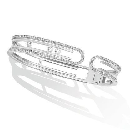 [⭐Lioran]MOVE 10TH PAVED DIAMOND BRACELET