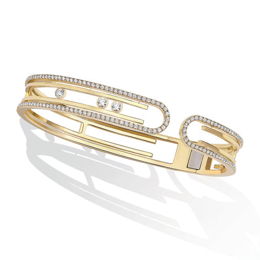 [⭐Lioran]MOVE 10TH PAVED DIAMOND BRACELET