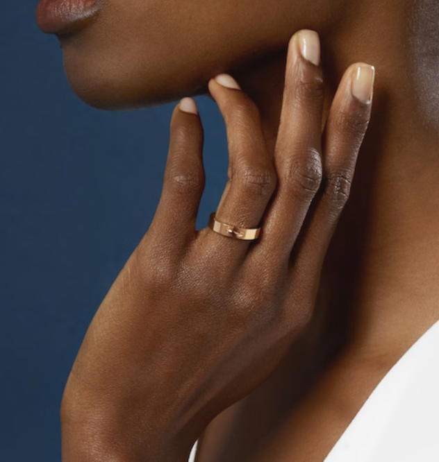 [⭐Lioran]ALLIANCE LIENS VIDENCE 4MM RING