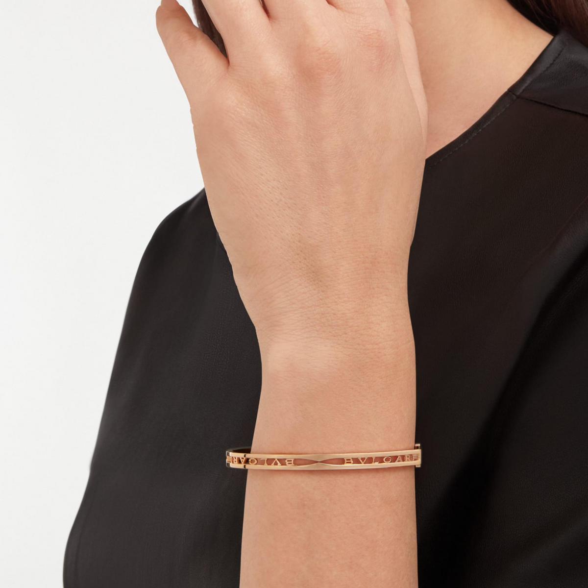 [⭐Lioran]ZERO 1 SPIRAL LOGO PINK GOLD BRACELET