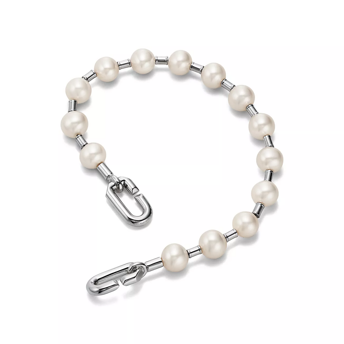 [Lioran]PEARL 7-8MM SILVER BRACELET