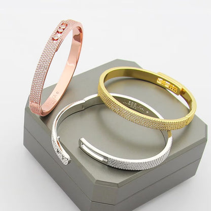[⭐Lioran]Move Noa Full Pavé Diamond Bangle Bracelet