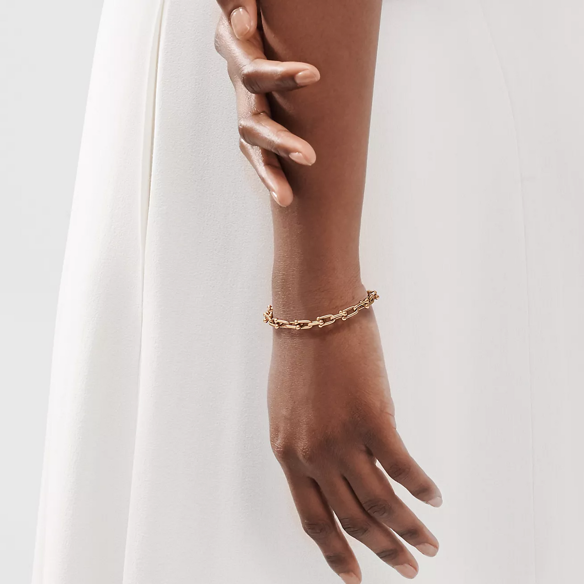 [Lioran]HARDWEAR SMALL LINK 26 MOTIF PINK GOLD BRACELET