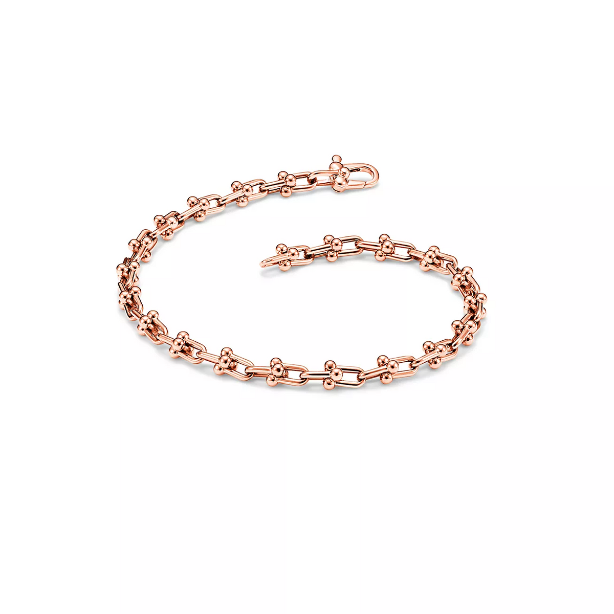 [Lioran]HARDWEAR MICRO LINK 44 MOTIF PINK GOLD BRACELET