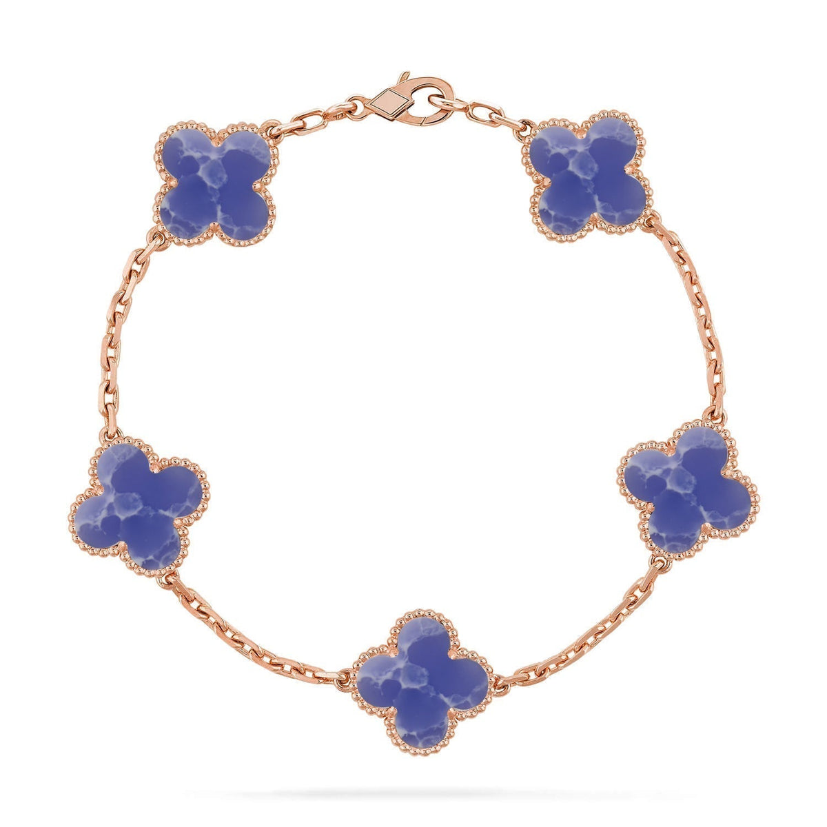 [⭐Lioran]CLOVER 5 MOTIF BLUE VEINS BRACELET COLLECTION