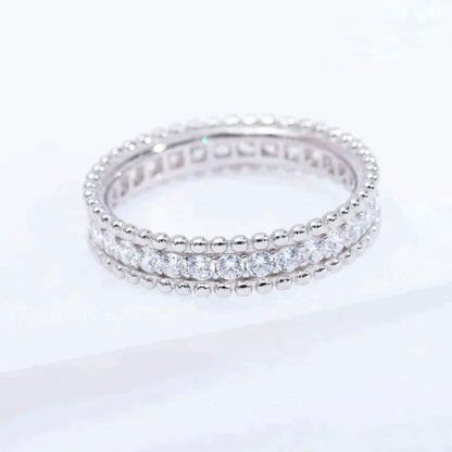 [⭐Lioran]PERLEE DIAMOND SILVER RING