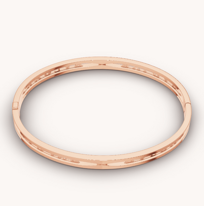 [⭐Lioran]ZERO 1 SPIRAL LOGO PINK GOLD BRACELET