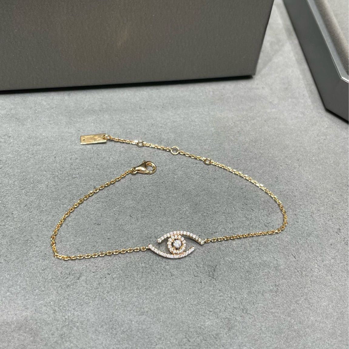 [⭐Lioran]Demo Eye Pave-Set Diamond Bracelet
