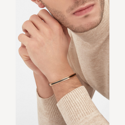 [⭐Lioran]ZERO 1 PINK GOLD WITH BLACK CERAMIC BRACELET