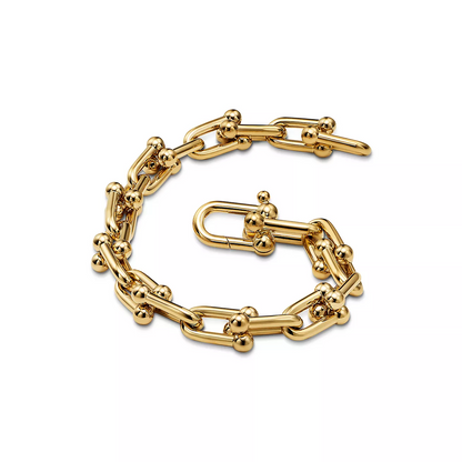 [Lioran]HARDWEAR MEDIUM LINK 20 MOTIF GOLD BRACELET