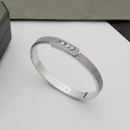 [⭐Lioran]Move Noa Full Pavé Diamond Bangle Bracelet